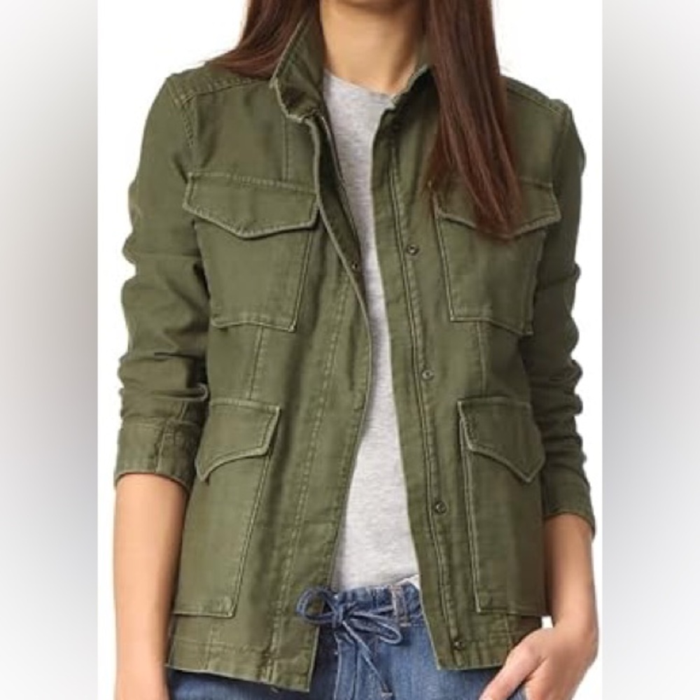 VINCE. Green Utility Jacket